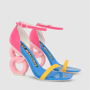 SUZU FUCHSIA MULTI SANDALS